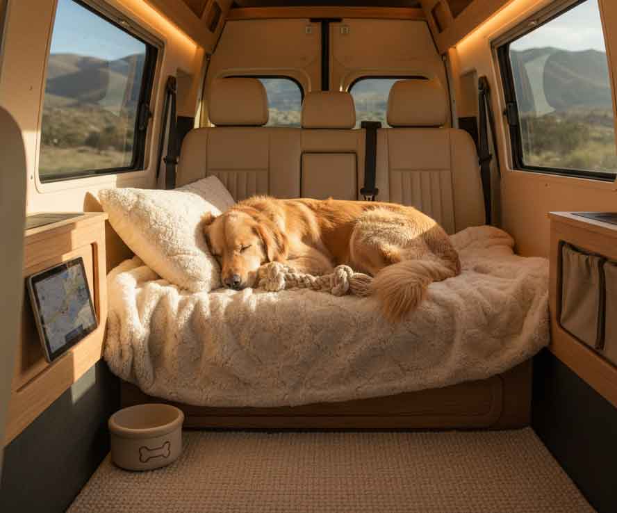 Nationwide pet transport van